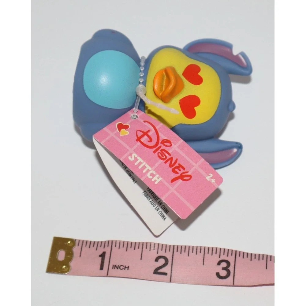 Disney Mickey Minnie Mouse Stitch Valentine's Day Rubber Ducks Cruise Set 3 NEW
